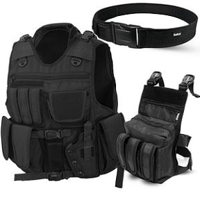 Kit Operacional Colete Swat + Boné Tático + Cinto NA Padrão